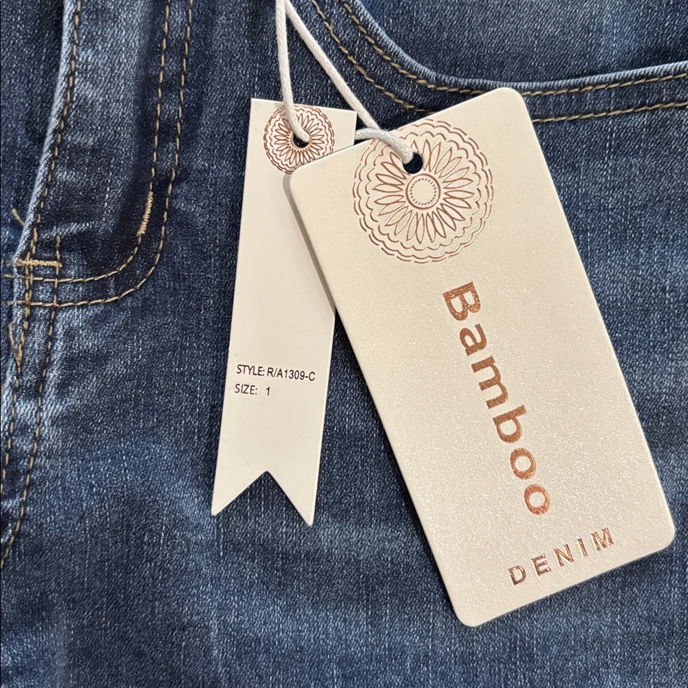 Bamboo super soft rayon jeans, size 1, NWT. - Picture 4 of 9